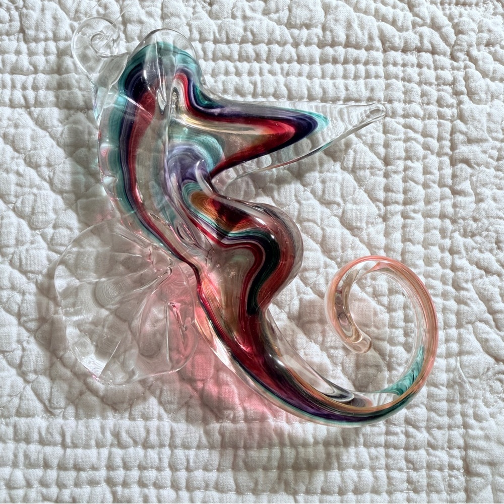 Blown Glass Seahorse 1